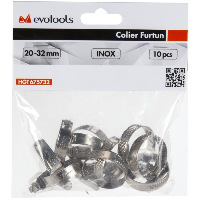 COLIER INOX PT FURTUN 10-16 675729 — imagine 2