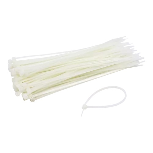 COLIERE DIN PLASTIC ALB 3.6*140 (25BUC) 11AB36141