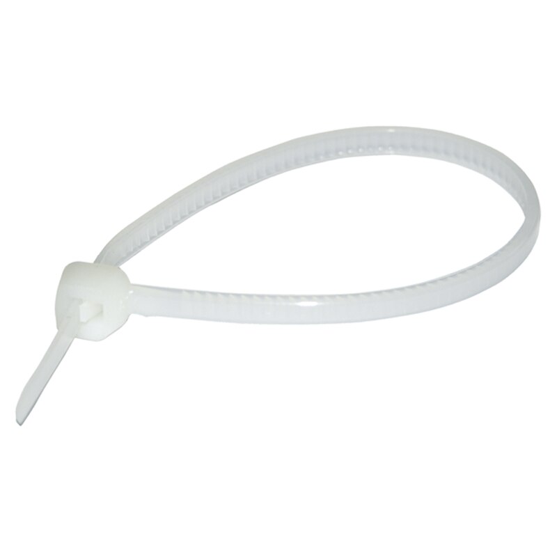COLIERE DIN PLASTIC ALB 3.6*300 (100BUC) 11AB36302