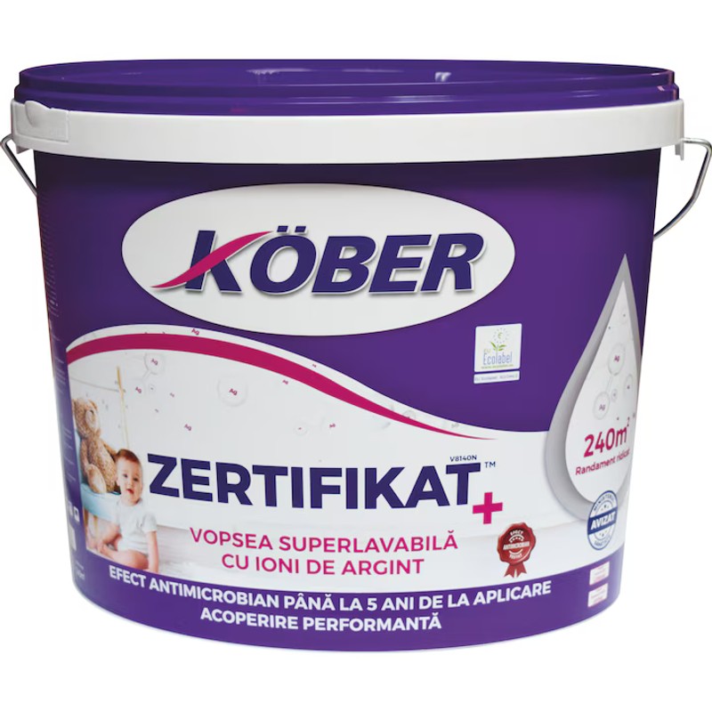 KOBER VOPSEA LAVABILA ZERTIFIKAT PLUS 15L
