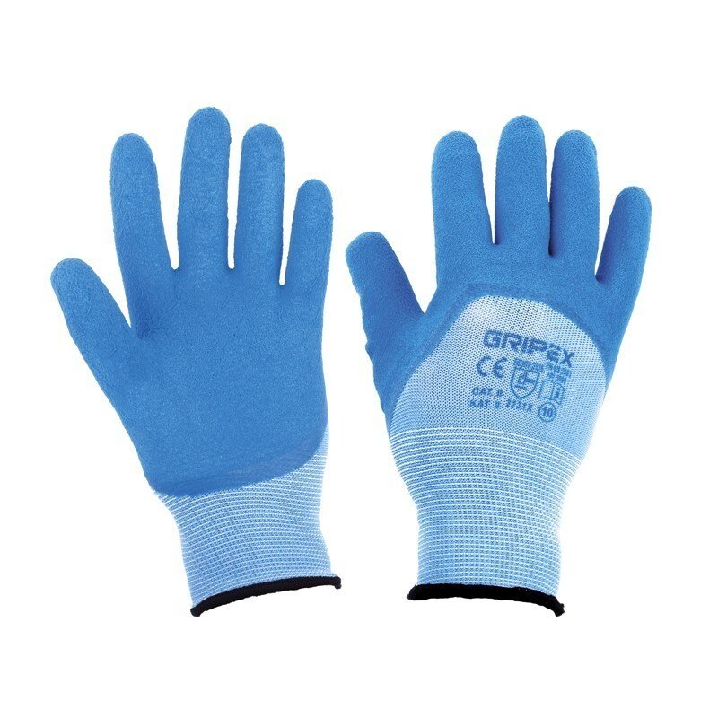 MANUSI BLEU LATEX GRIPEX M10 S010379