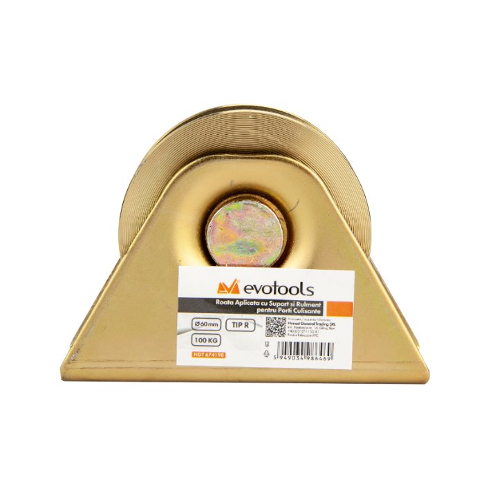 ROATA APLICATA CU SUPORT SI RULMENT PT PORTI TIP V 60MM 674194 — imagine 2