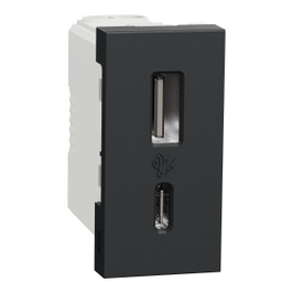 SCHNEIDER PRIZA DUBLA ST ANTRACIT SDD314221