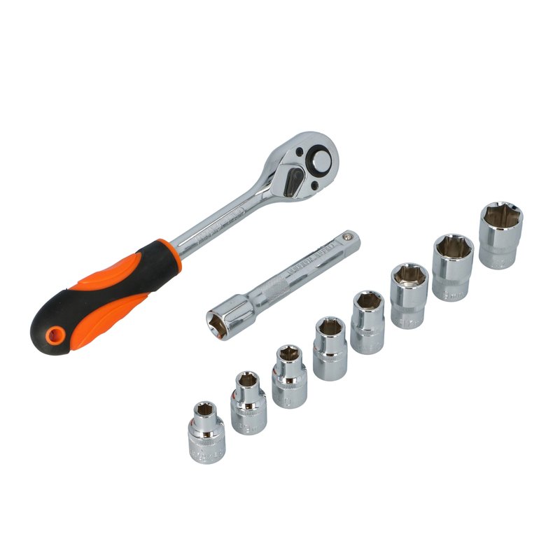 SET TUBULARE 1/2 10PCS 8-21MM EGA-4320 FT-313-02