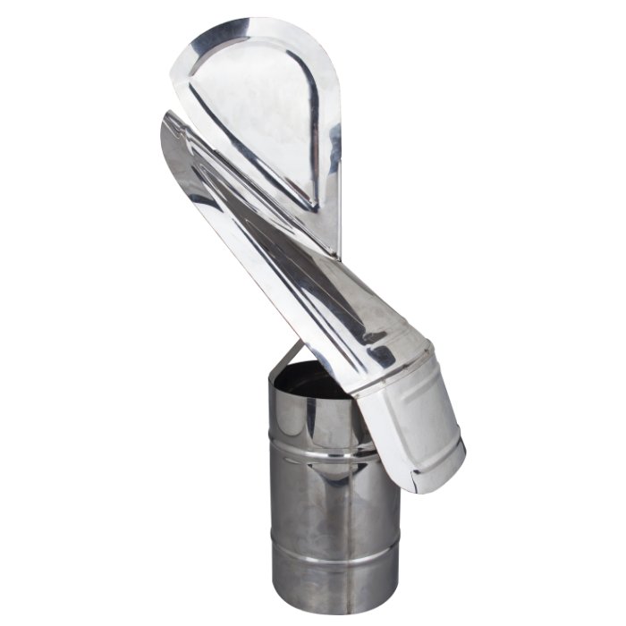 CAPAC TERMINAL COS DE FUM INOX ROTATIV 120MM 673184