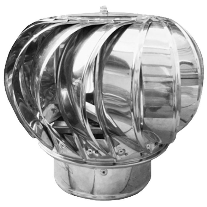 CAPAC TERMINAL COS DE FUM ROTATIV INOX 180MM 651789